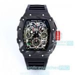 Swiss Replica Richard Mille RM011-03 Flyback Chronograph Forged Carbon Watch